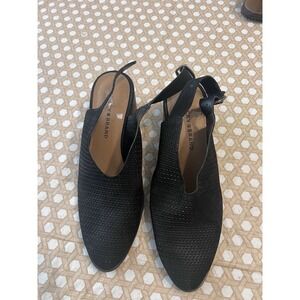 Lucky Brand Womens Lideton Black Slingback Mules‎ Shoes Block Size 8.5M